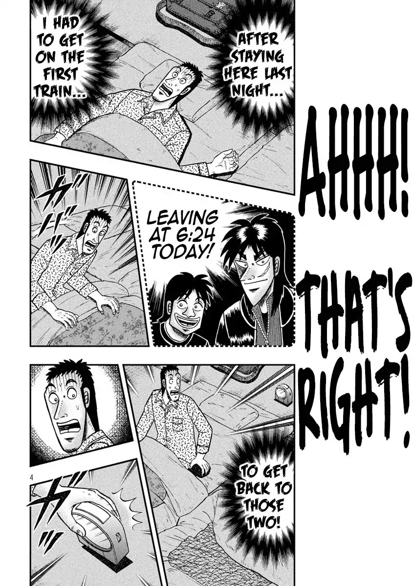 Gambling Outcast Kaiji: The 2.4 Billion Escape Arc - Kaiji Part 6 Chapter 278 page 4 - Chapter 278: Temporary Lodging
