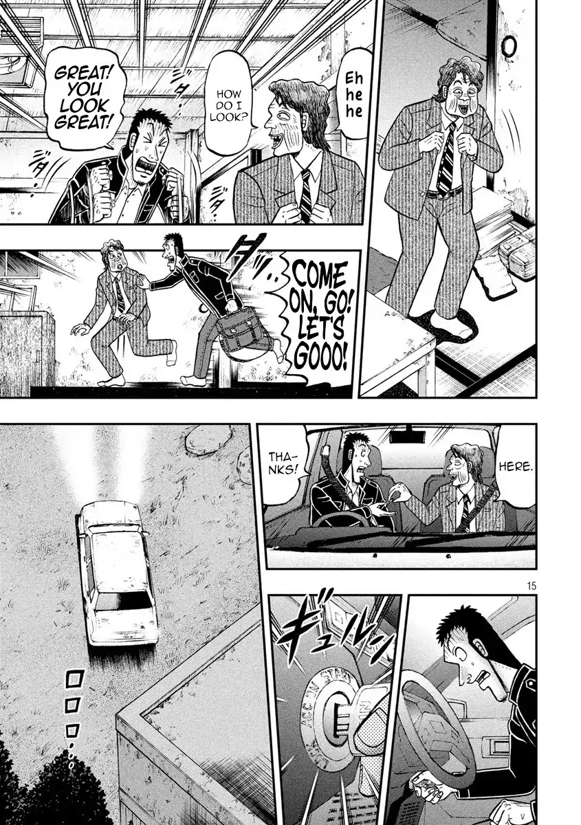 Gambling Outcast Kaiji: The 2.4 Billion Escape Arc - Kaiji Part 6 Chapter 279 page 15 - Chapter 279: Pleading