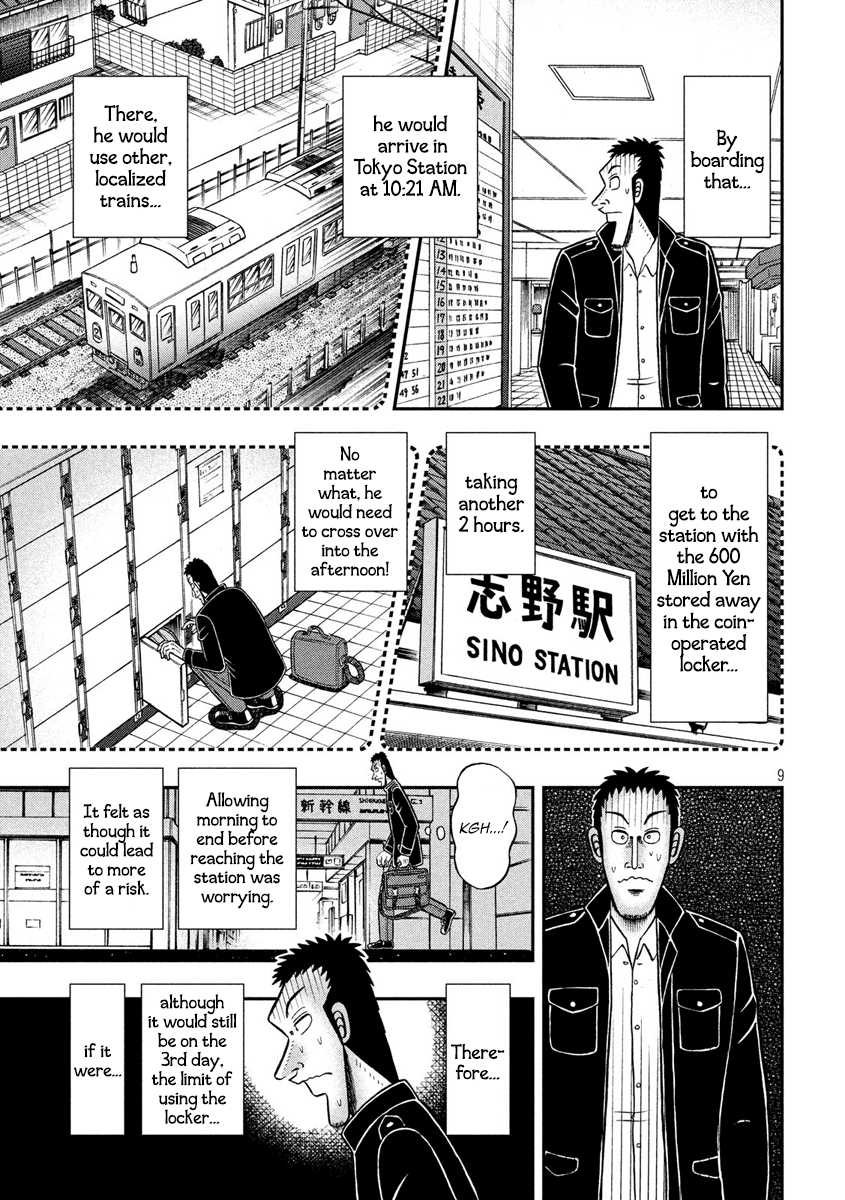 Gambling Outcast Kaiji: The 2.4 Billion Escape Arc - Kaiji Part 6 Chapter 280 page 9 - Chapter 280: Bustling