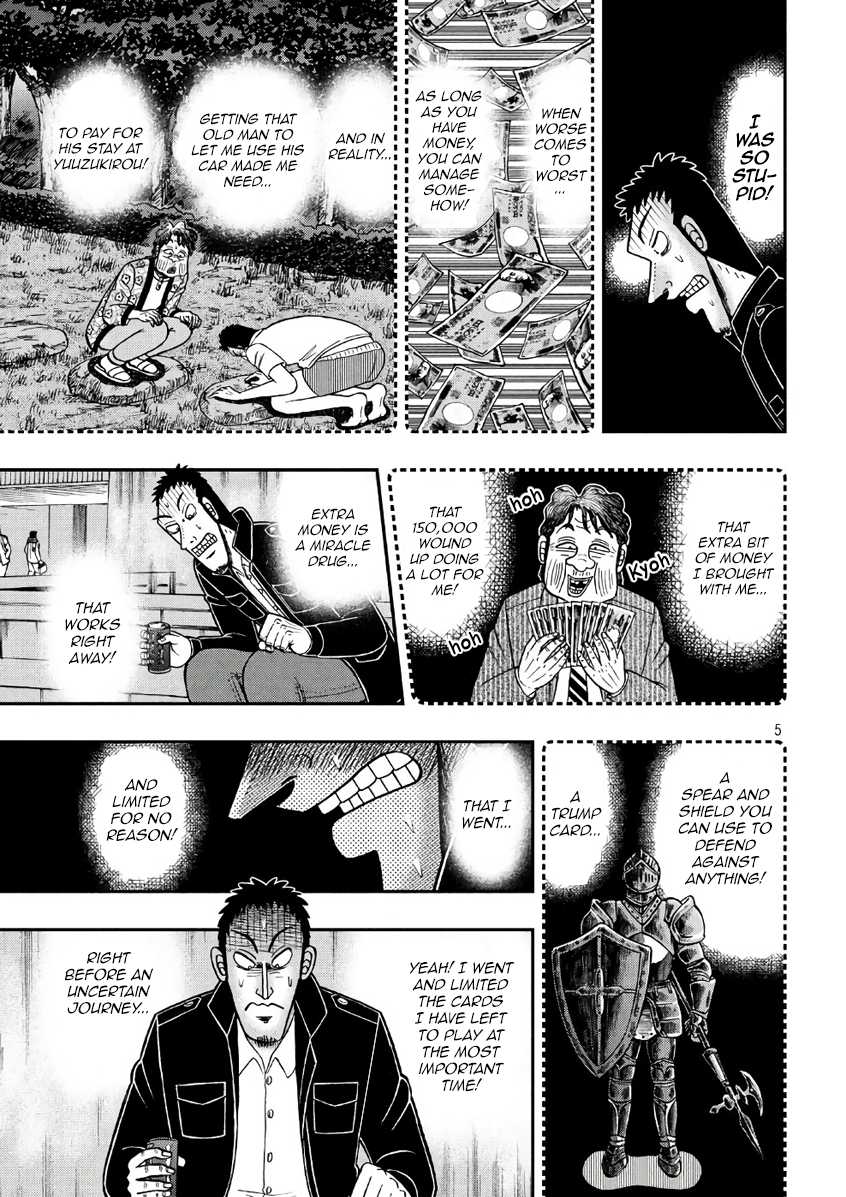 Gambling Outcast Kaiji: The 2.4 Billion Escape Arc - Kaiji Part 6 Chapter 281 page 5 - Chapter 281: Heart's Desire
