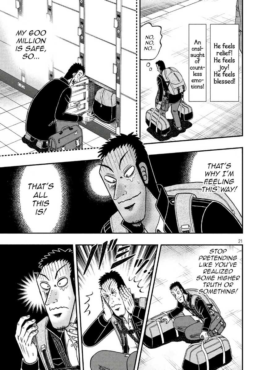 Gambling Outcast Kaiji: The 2.4 Billion Escape Arc - Kaiji Part 6 Chapter 282 page 20 - Chapter 282: Unlocking