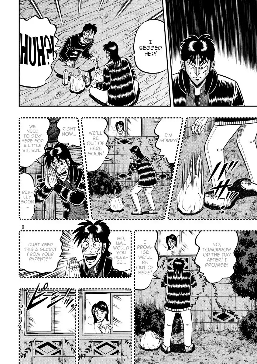Gambling Outcast Kaiji: The 2.4 Billion Escape Arc - Kaiji Part 6 Chapter 285 page 10 - Chapter 285: Urgency