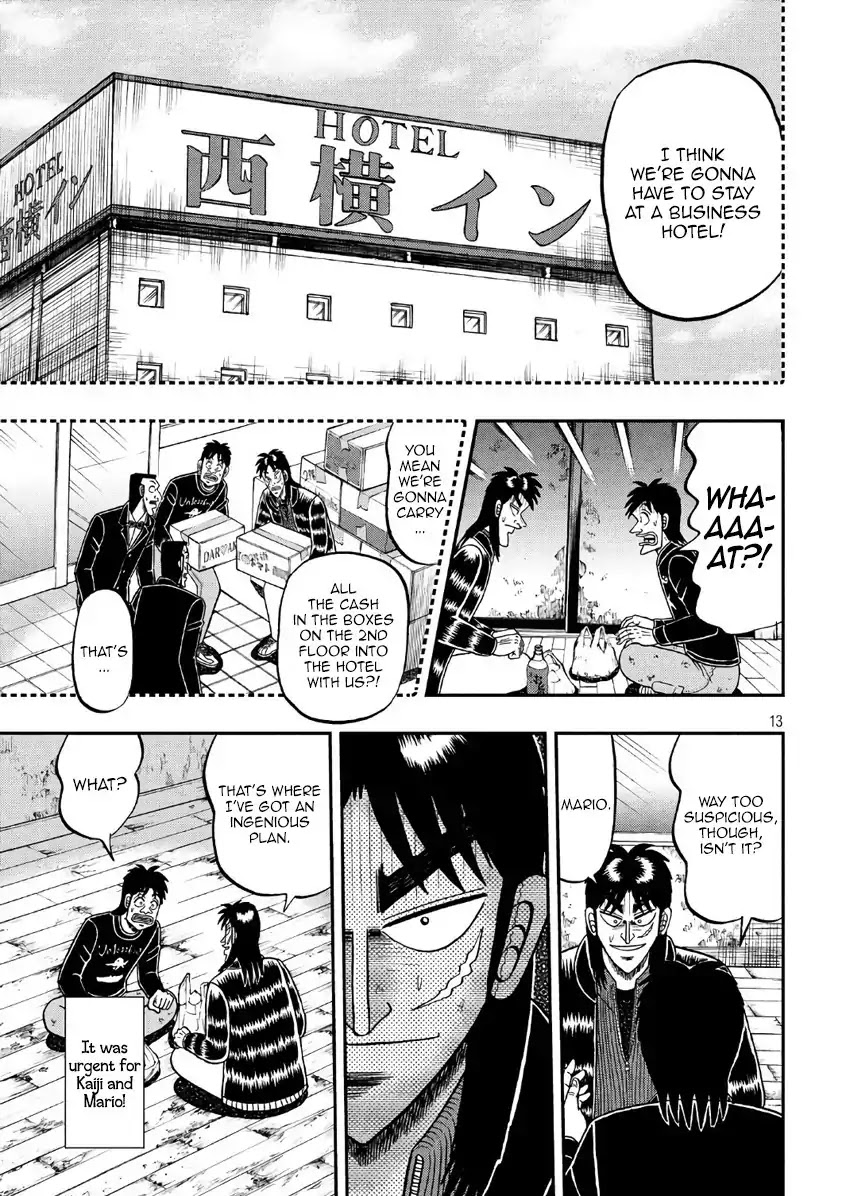 Gambling Outcast Kaiji: The 2.4 Billion Escape Arc - Kaiji Part 6 Chapter 285 page 13 - Chapter 285: Urgency
