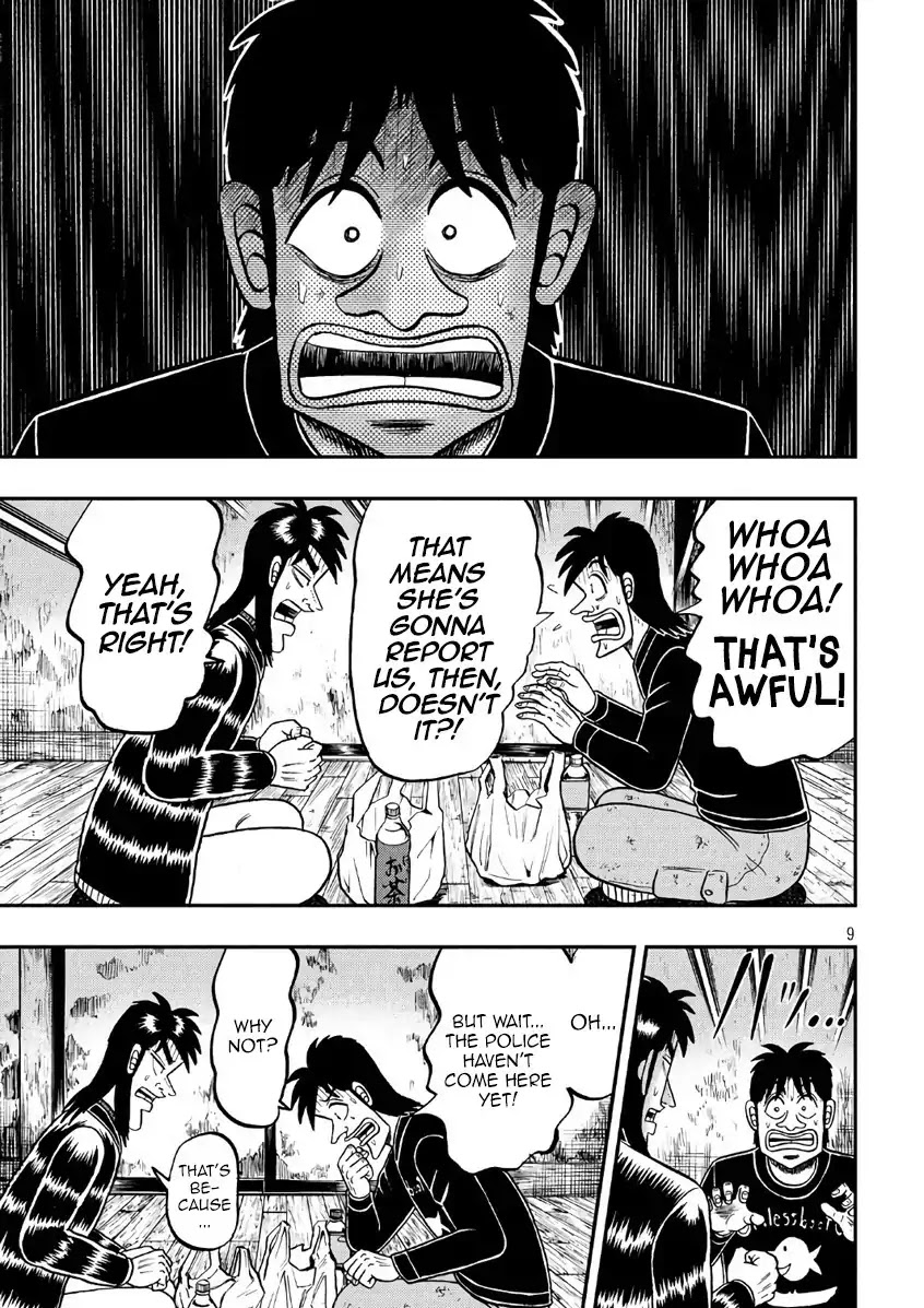Gambling Outcast Kaiji: The 2.4 Billion Escape Arc - Kaiji Part 6 Chapter 285 page 9 - Chapter 285: Urgency