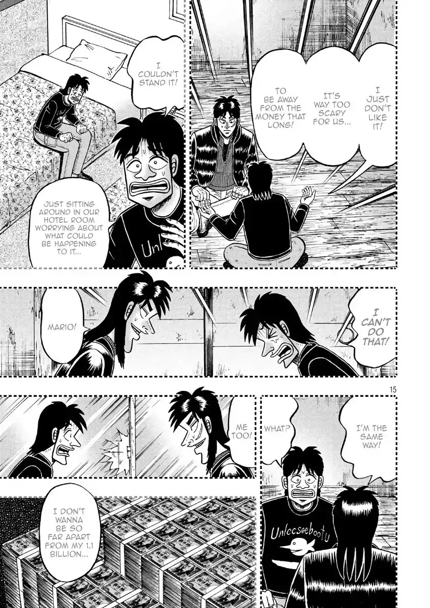Gambling Outcast Kaiji: The 2.4 Billion Escape Arc - Kaiji Part 6 Chapter 286 page 15 - Chapter 286: Futility