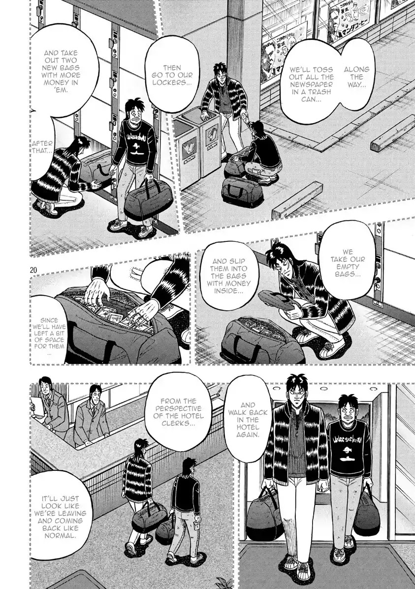 Gambling Outcast Kaiji: The 2.4 Billion Escape Arc - Kaiji Part 6 Chapter 286 page 20 - Chapter 286: Futility