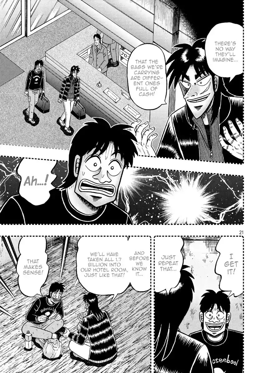 Gambling Outcast Kaiji: The 2.4 Billion Escape Arc - Kaiji Part 6 Chapter 286 page 21 - Chapter 286: Futility