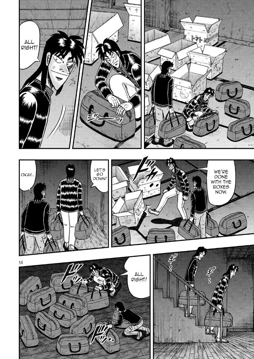 Gambling Outcast Kaiji: The 2.4 Billion Escape Arc - Kaiji Part 6 Chapter 287 page 14 - Chapter 287: Anticipation