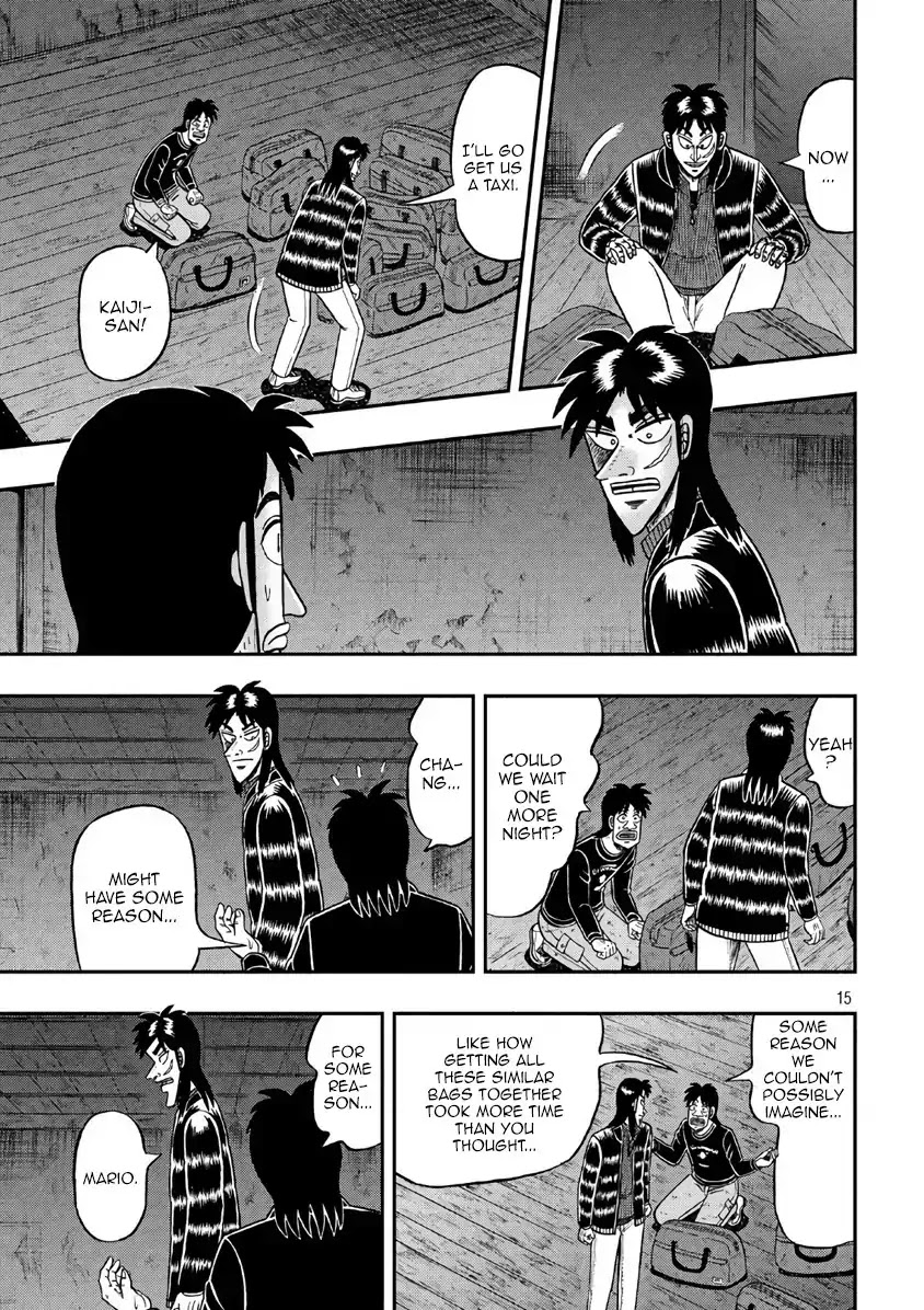 Gambling Outcast Kaiji: The 2.4 Billion Escape Arc - Kaiji Part 6 Chapter 287 page 15 - Chapter 287: Anticipation