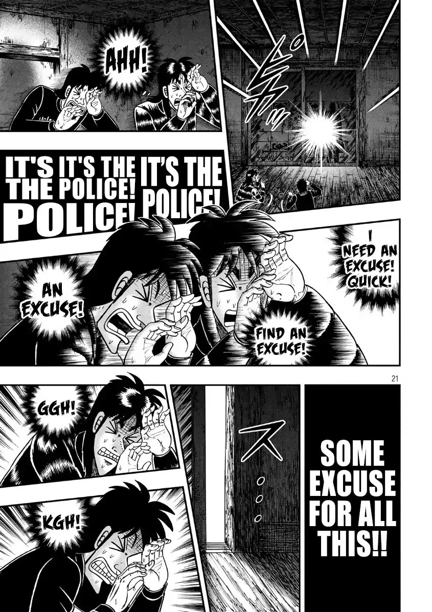 Gambling Outcast Kaiji: The 2.4 Billion Escape Arc - Kaiji Part 6 Chapter 287 page 21 - Chapter 287: Anticipation