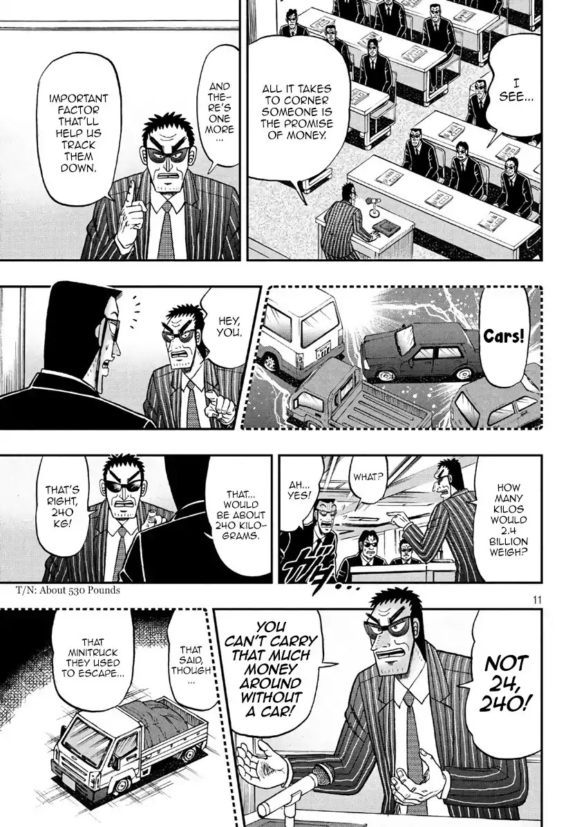 Gambling Outcast Kaiji: The 2.4 Billion Escape Arc - Kaiji Part 6 Chapter 289 page 11 - Chapter 289: Manhunt