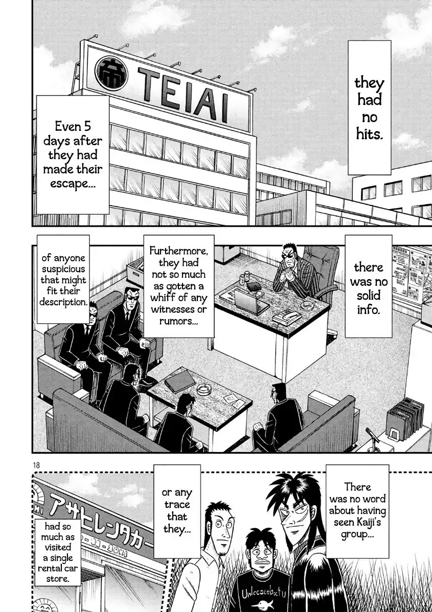 Gambling Outcast Kaiji: The 2.4 Billion Escape Arc - Kaiji Part 6 Chapter 289 page 18 - Chapter 289: Manhunt