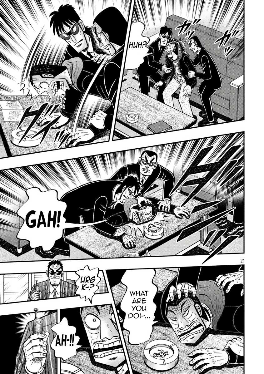 Gambling Outcast Kaiji: The 2.4 Billion Escape Arc - Kaiji Part 6 Chapter 290 page 21 - Chapter 290: Thunderclap