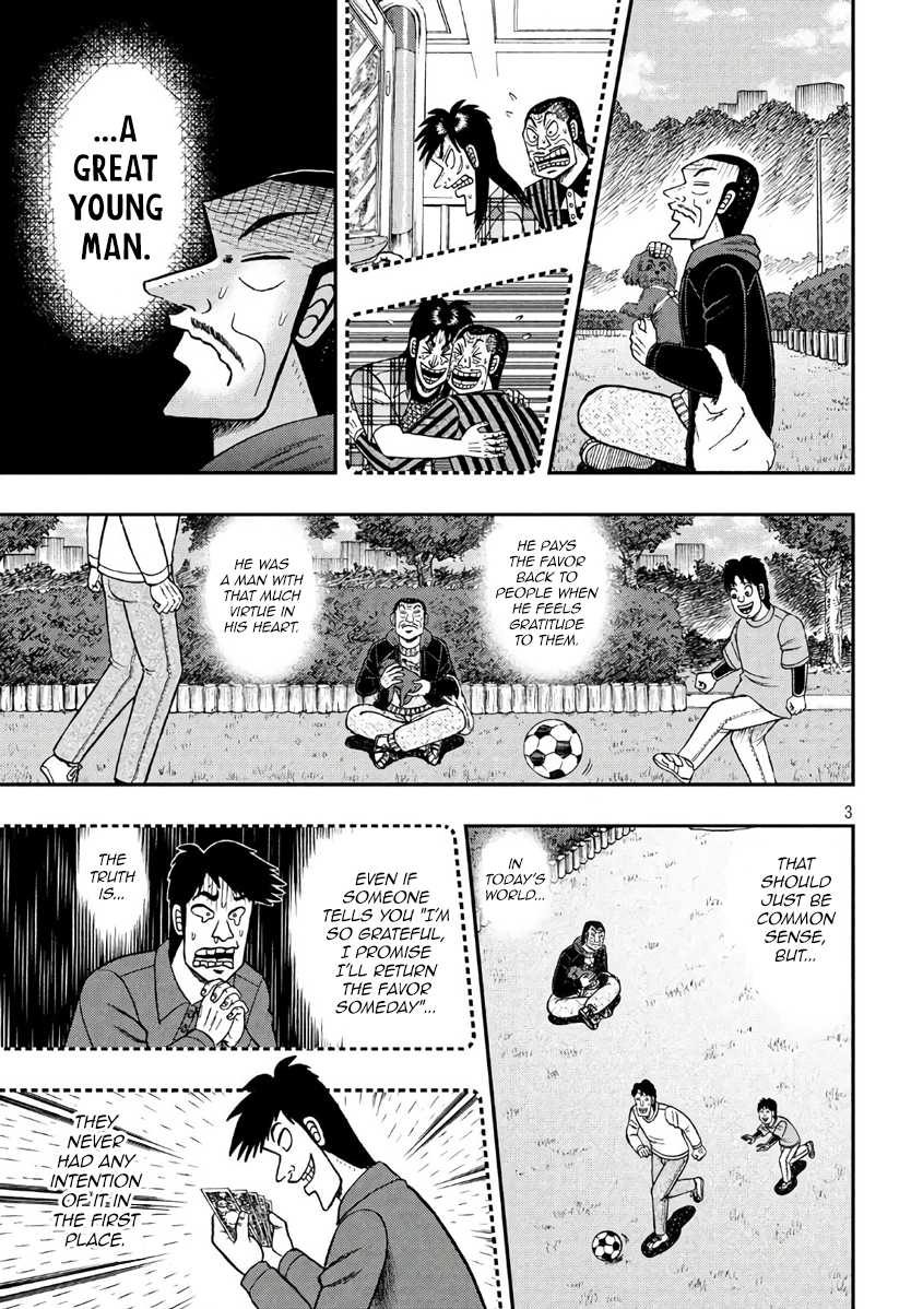 Gambling Outcast Kaiji: The 2.4 Billion Escape Arc - Kaiji Part 6 Chapter 290 page 3 - Chapter 290: Thunderclap