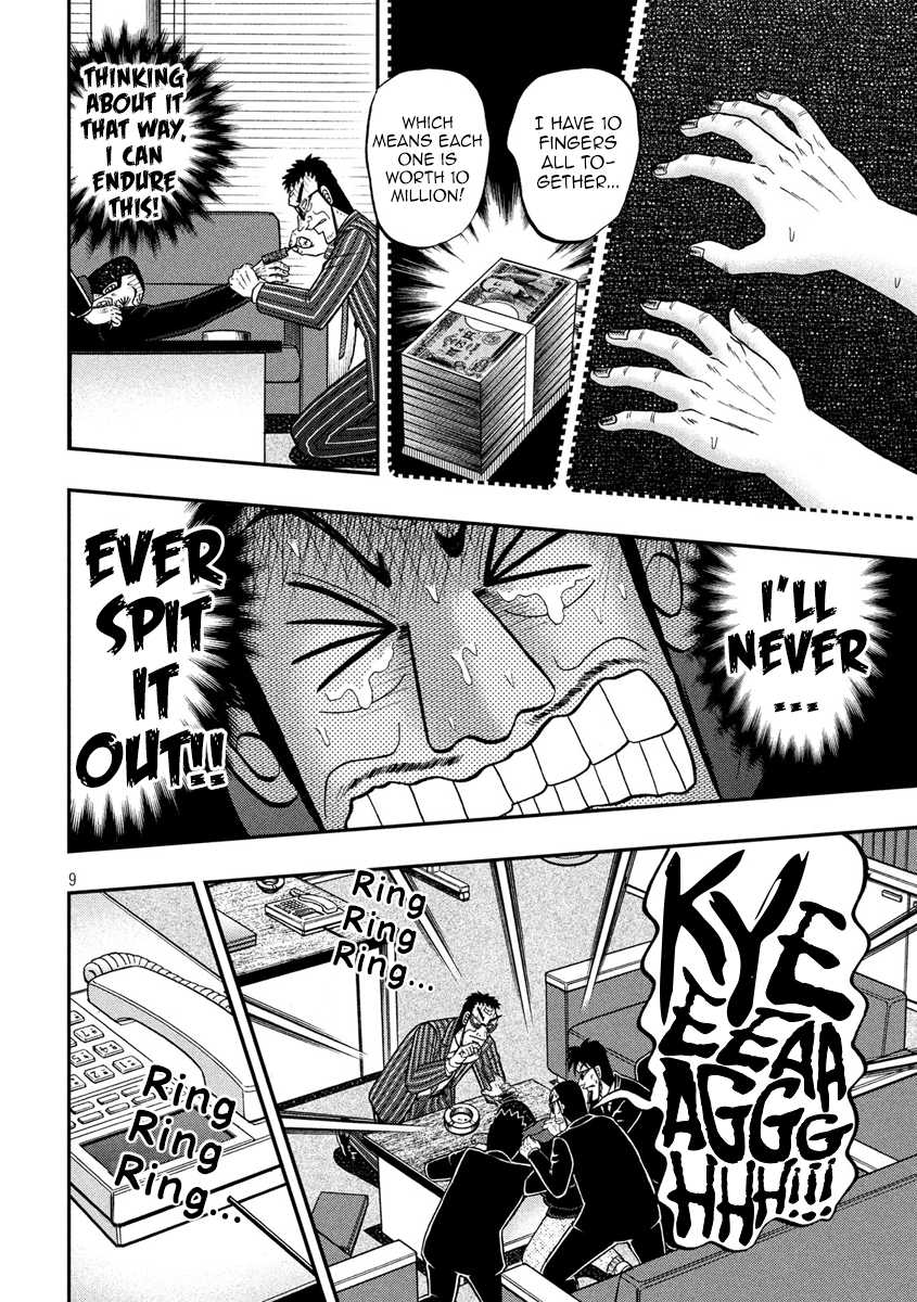 Gambling Outcast Kaiji: The 2.4 Billion Escape Arc - Kaiji Part 6 Chapter 291 page 9 - Chapter 291: Torture