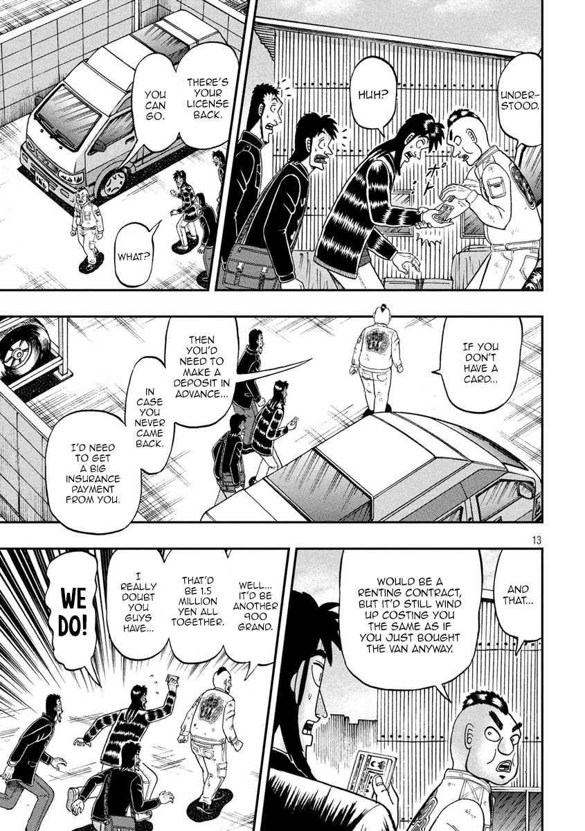 Gambling Outcast Kaiji: The 2.4 Billion Escape Arc - Kaiji Part 6 Chapter 293 page 13 - Chapter 293: Shopkeeper