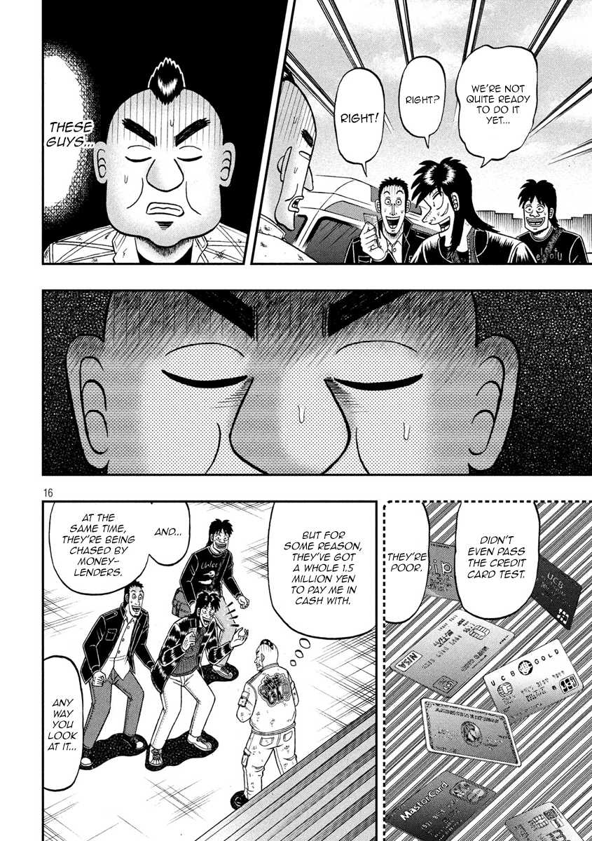 Gambling Outcast Kaiji: The 2.4 Billion Escape Arc - Kaiji Part 6 Chapter 293 page 16 - Chapter 293: Shopkeeper