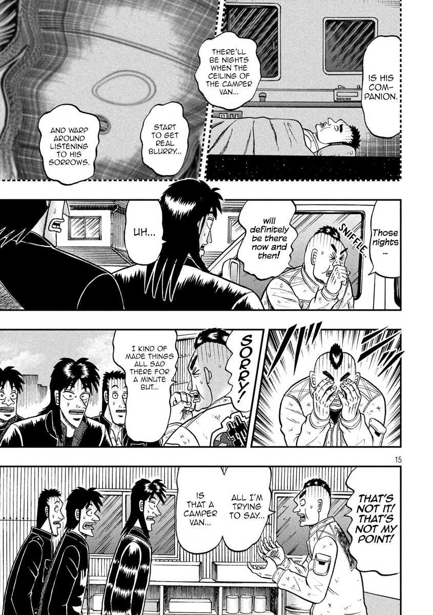 Gambling Outcast Kaiji: The 2.4 Billion Escape Arc - Kaiji Part 6 Chapter 294 page 15 - Chapter 294: Center