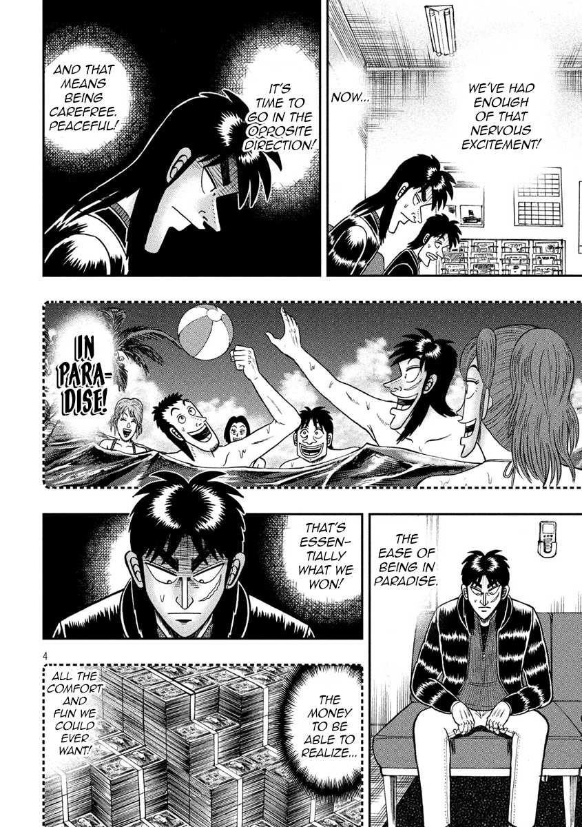 Gambling Outcast Kaiji: The 2.4 Billion Escape Arc - Kaiji Part 6 Chapter 294 page 4 - Chapter 294: Center