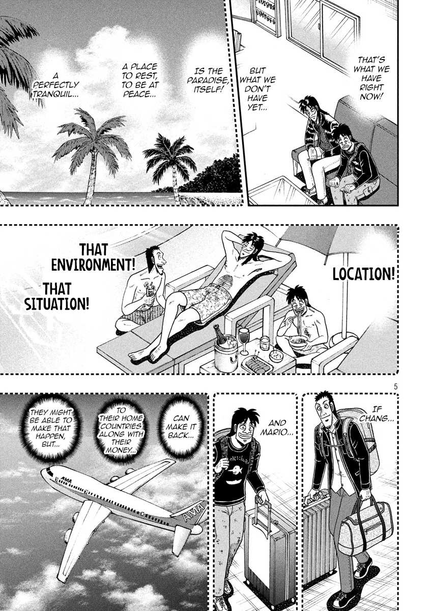 Gambling Outcast Kaiji: The 2.4 Billion Escape Arc - Kaiji Part 6 Chapter 294 page 5 - Chapter 294: Center