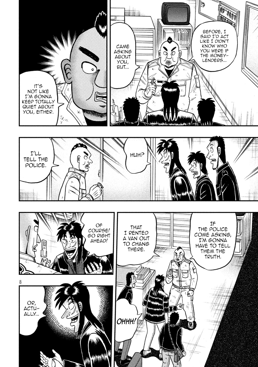 Gambling Outcast Kaiji: The 2.4 Billion Escape Arc - Kaiji Part 6 Chapter 294 page 8 - Chapter 294: Center