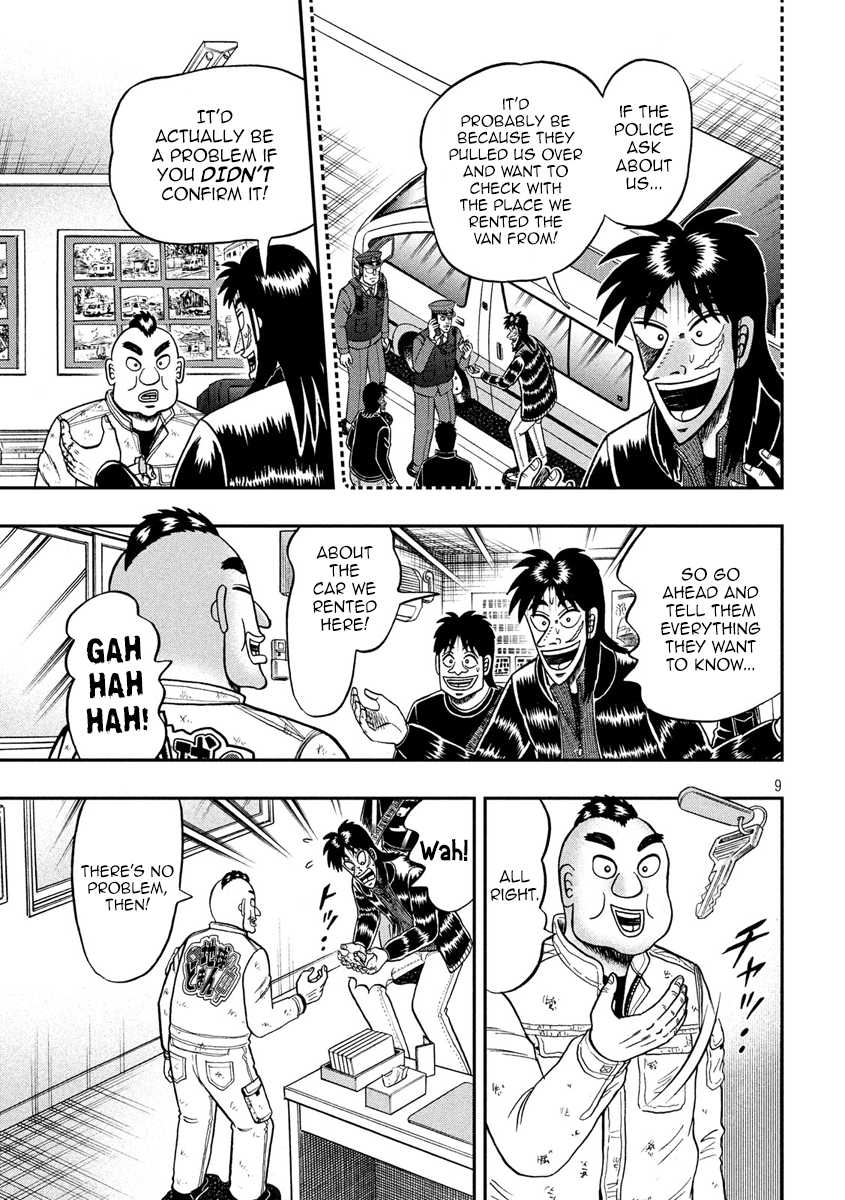 Gambling Outcast Kaiji: The 2.4 Billion Escape Arc - Kaiji Part 6 Chapter 294 page 9 - Chapter 294: Center