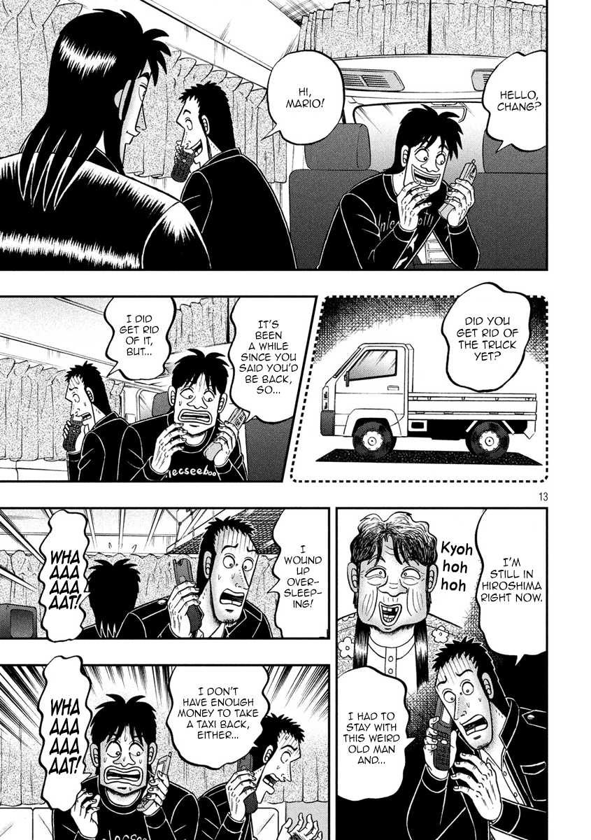 Gambling Outcast Kaiji: The 2.4 Billion Escape Arc - Kaiji Part 6 Chapter 295 page 13 - Chapter 295: Imperative