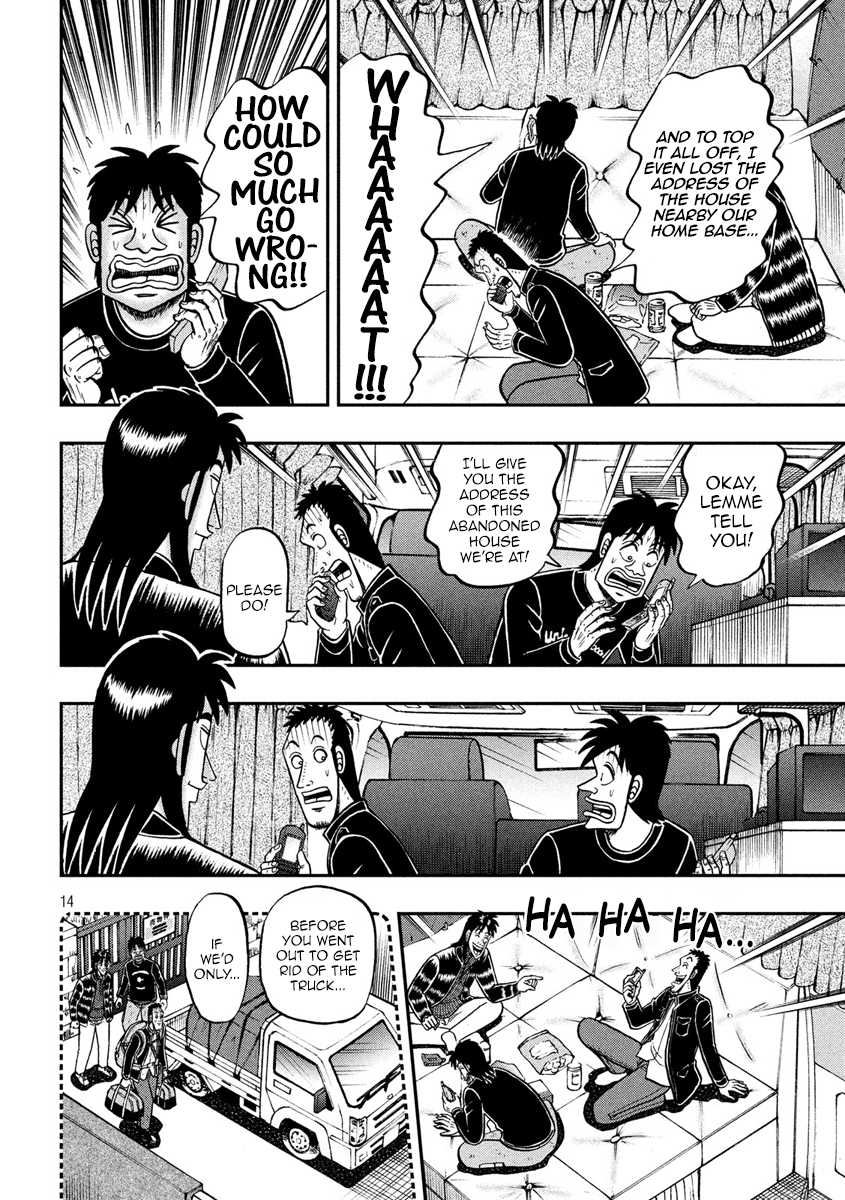 Gambling Outcast Kaiji: The 2.4 Billion Escape Arc - Kaiji Part 6 Chapter 295 page 14 - Chapter 295: Imperative