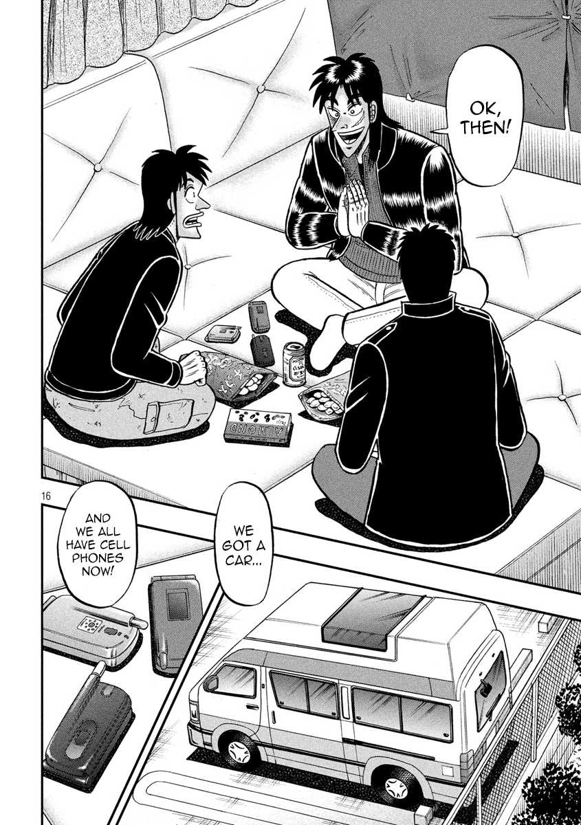 Gambling Outcast Kaiji: The 2.4 Billion Escape Arc - Kaiji Part 6 Chapter 295 page 16 - Chapter 295: Imperative