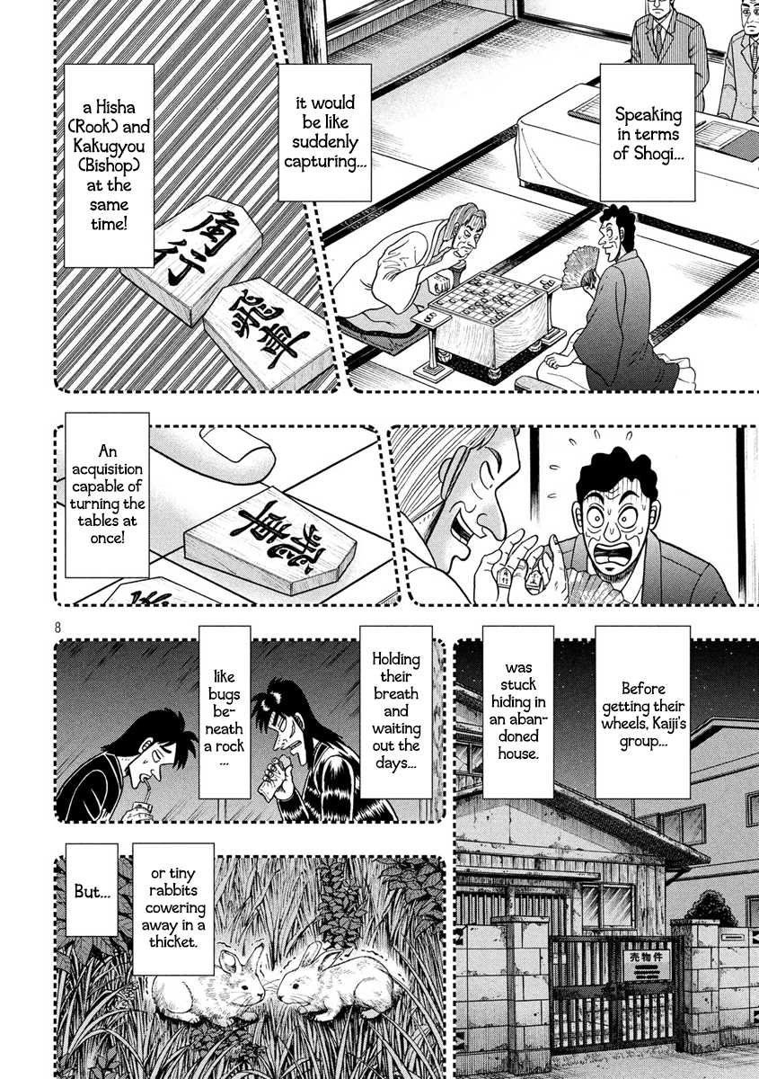 Gambling Outcast Kaiji: The 2.4 Billion Escape Arc - Kaiji Part 6 Chapter 295 page 8 - Chapter 295: Imperative