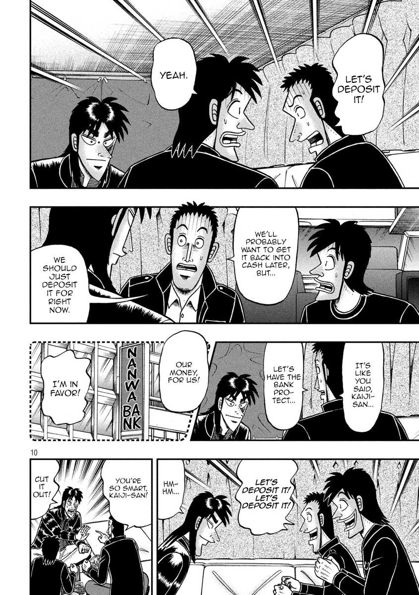 Gambling Outcast Kaiji: The 2.4 Billion Escape Arc - Kaiji Part 6 Chapter 296 page 10 - Chapter 296: Blind Spot