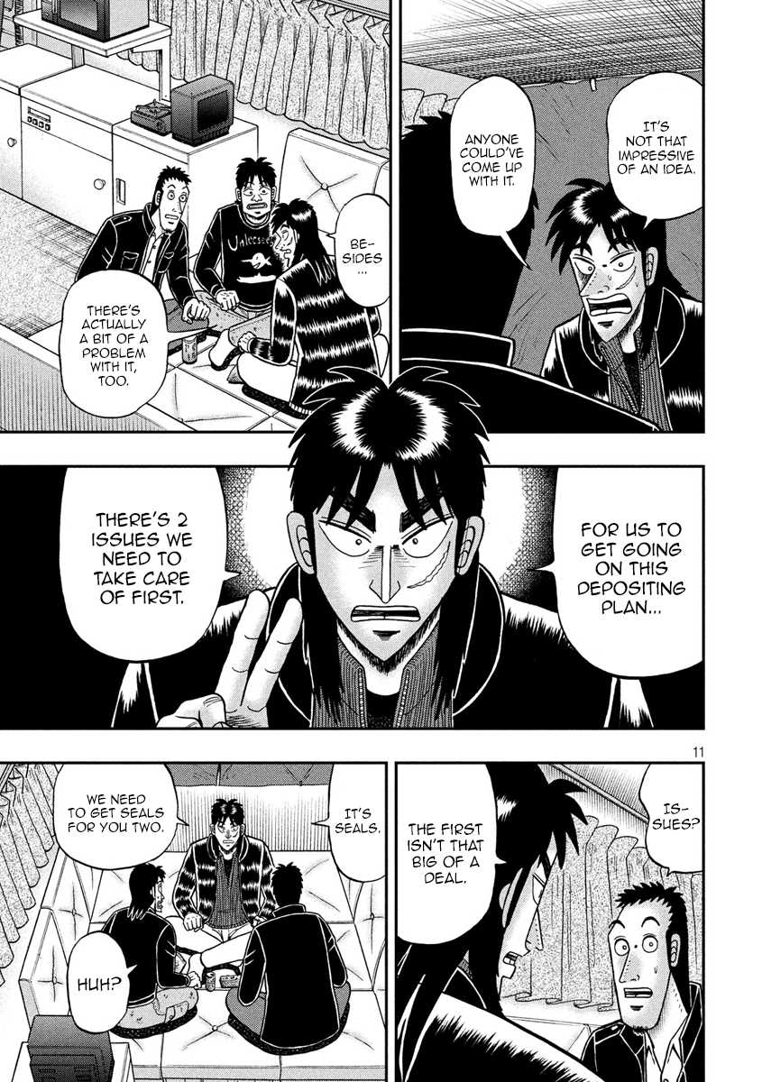 Gambling Outcast Kaiji: The 2.4 Billion Escape Arc - Kaiji Part 6 Chapter 296 page 11 - Chapter 296: Blind Spot