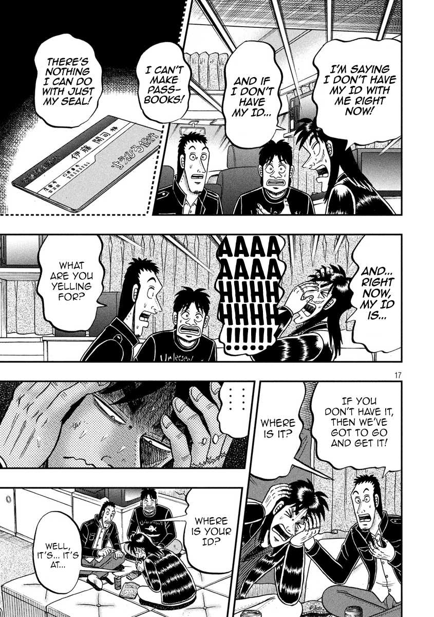 Gambling Outcast Kaiji: The 2.4 Billion Escape Arc - Kaiji Part 6 Chapter 296 page 17 - Chapter 296: Blind Spot