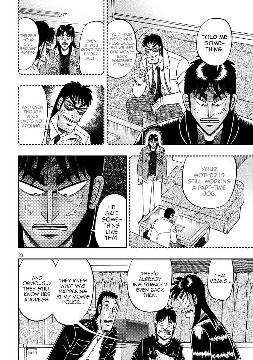 Gambling Outcast Kaiji: The 2.4 Billion Escape Arc - Kaiji Part 6 Chapter 296 page 20 - Chapter 296: Blind Spot