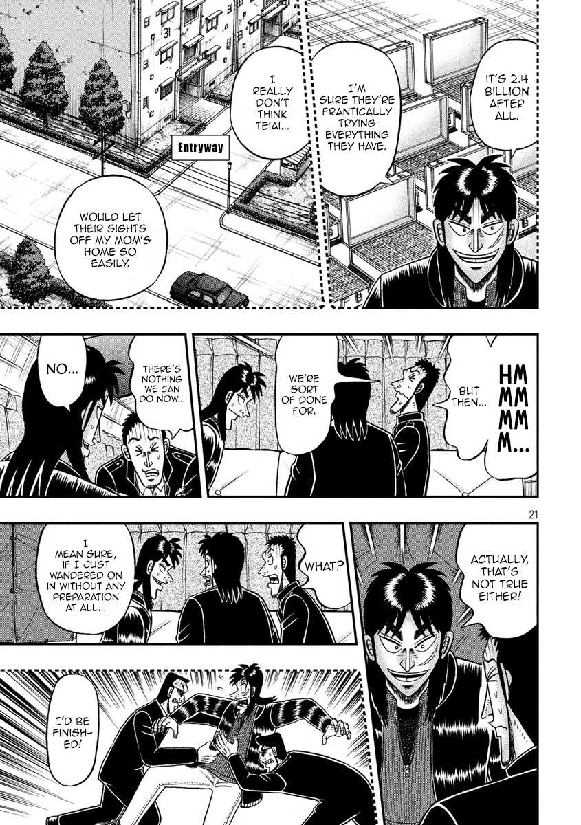 Gambling Outcast Kaiji: The 2.4 Billion Escape Arc - Kaiji Part 6 Chapter 297 page 21 - Chapter 297: Family Home