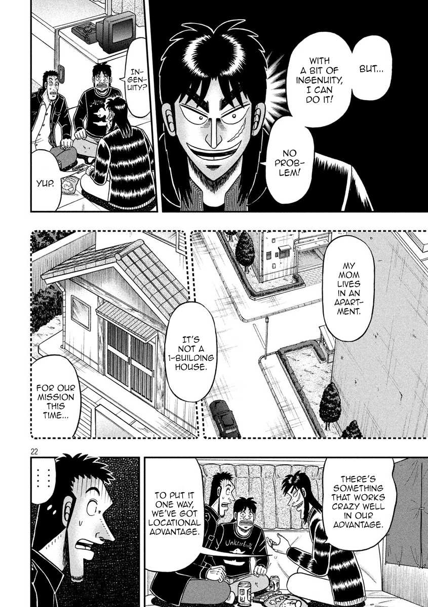 Gambling Outcast Kaiji: The 2.4 Billion Escape Arc - Kaiji Part 6 Chapter 297 page 22 - Chapter 297: Family Home