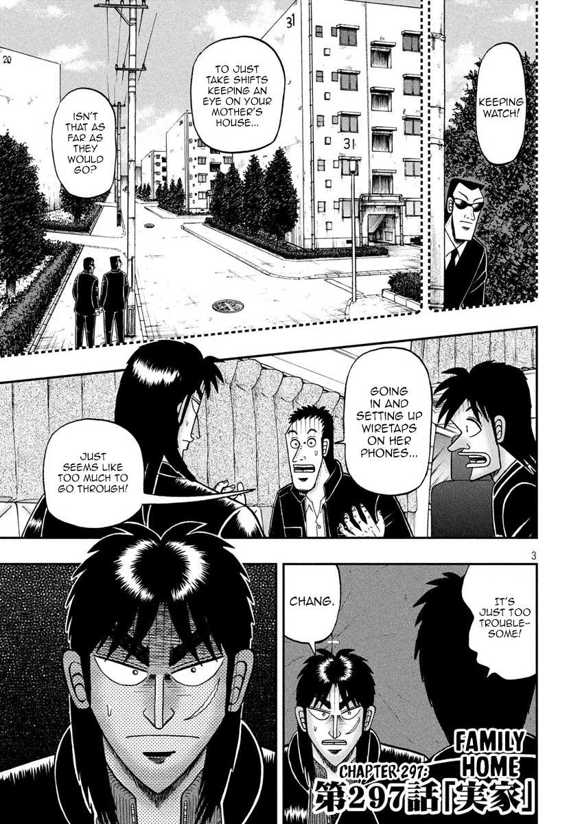 Gambling Outcast Kaiji: The 2.4 Billion Escape Arc - Kaiji Part 6 Chapter 297 page 3 - Chapter 297: Family Home