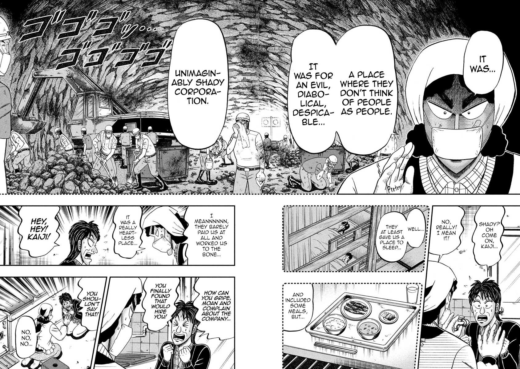 Gambling Outcast Kaiji: The 2.4 Billion Escape Arc - Kaiji Part 6 Chapter 300 page 11 - Chapter 300: Bathing Room