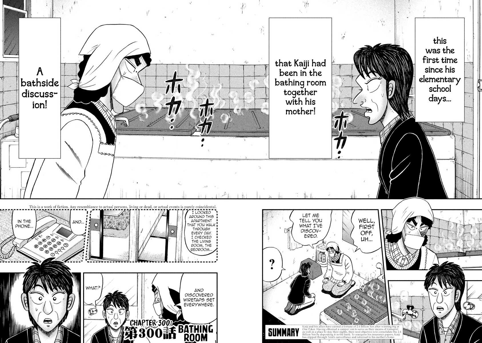 Gambling Outcast Kaiji: The 2.4 Billion Escape Arc - Kaiji Part 6 Chapter 300 page 2 - Chapter 300: Bathing Room