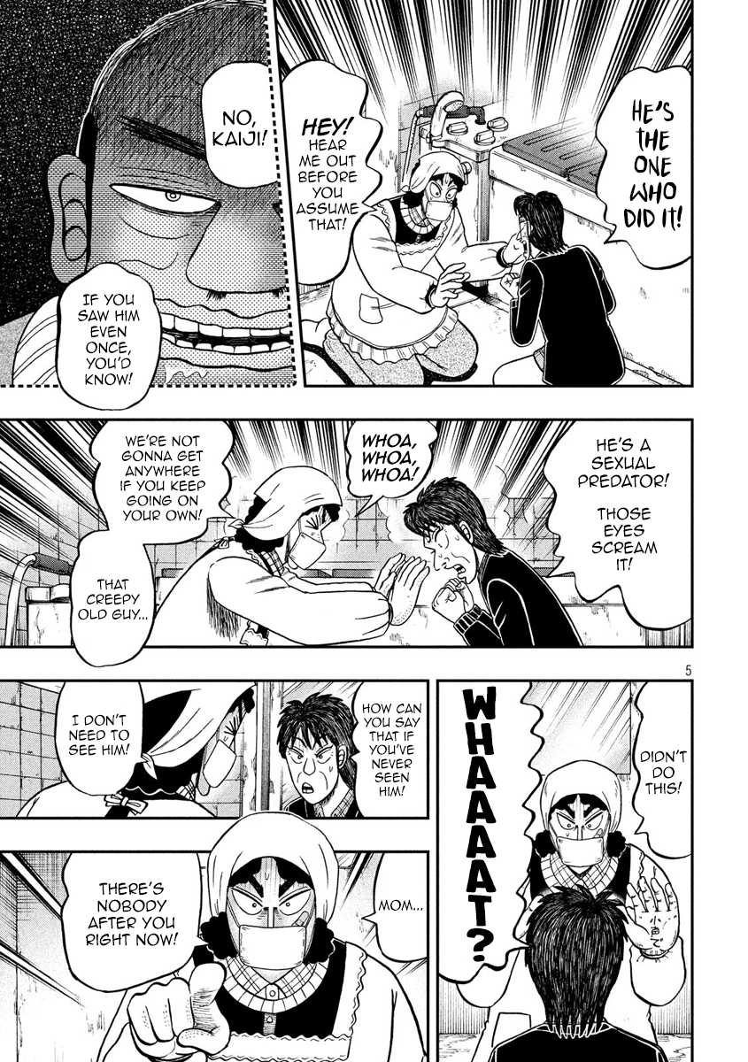 Gambling Outcast Kaiji: The 2.4 Billion Escape Arc - Kaiji Part 6 Chapter 300 page 4 - Chapter 300: Bathing Room