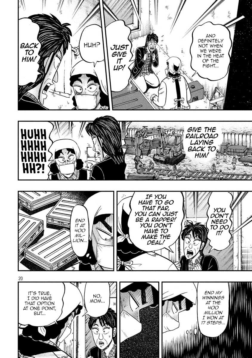 Gambling Outcast Kaiji: The 2.4 Billion Escape Arc - Kaiji Part 6 Chapter 302 page 19 - Chapter 302: Kyogen