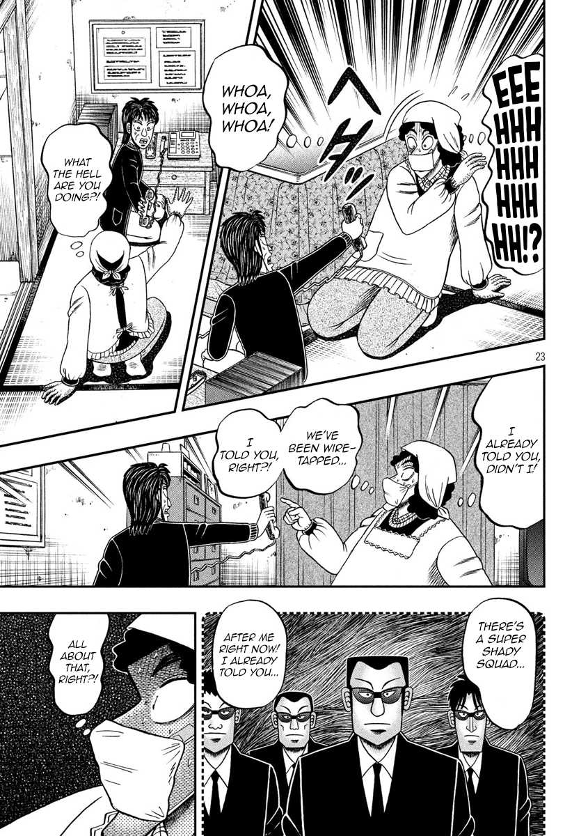 Gambling Outcast Kaiji: The 2.4 Billion Escape Arc - Kaiji Part 6 Chapter 303 page 23 - Chapter 303: Sounding Out