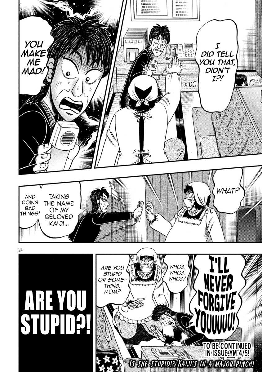 Gambling Outcast Kaiji: The 2.4 Billion Escape Arc - Kaiji Part 6 Chapter 303 page 24 - Chapter 303: Sounding Out