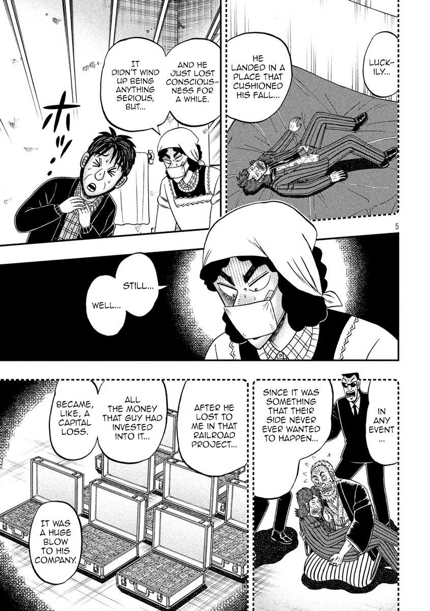 Gambling Outcast Kaiji: The 2.4 Billion Escape Arc - Kaiji Part 6 Chapter 303 page 5 - Chapter 303: Sounding Out