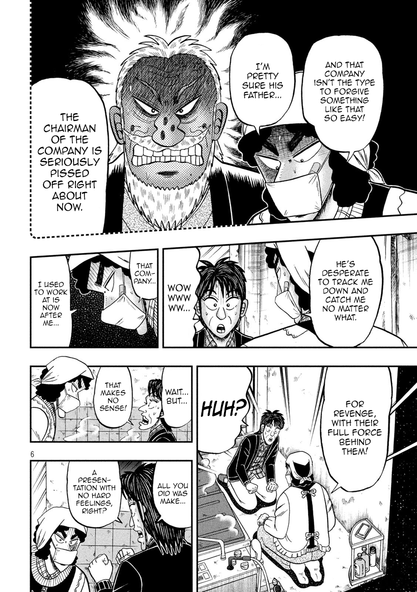 Gambling Outcast Kaiji: The 2.4 Billion Escape Arc - Kaiji Part 6 Chapter 303 page 6 - Chapter 303: Sounding Out