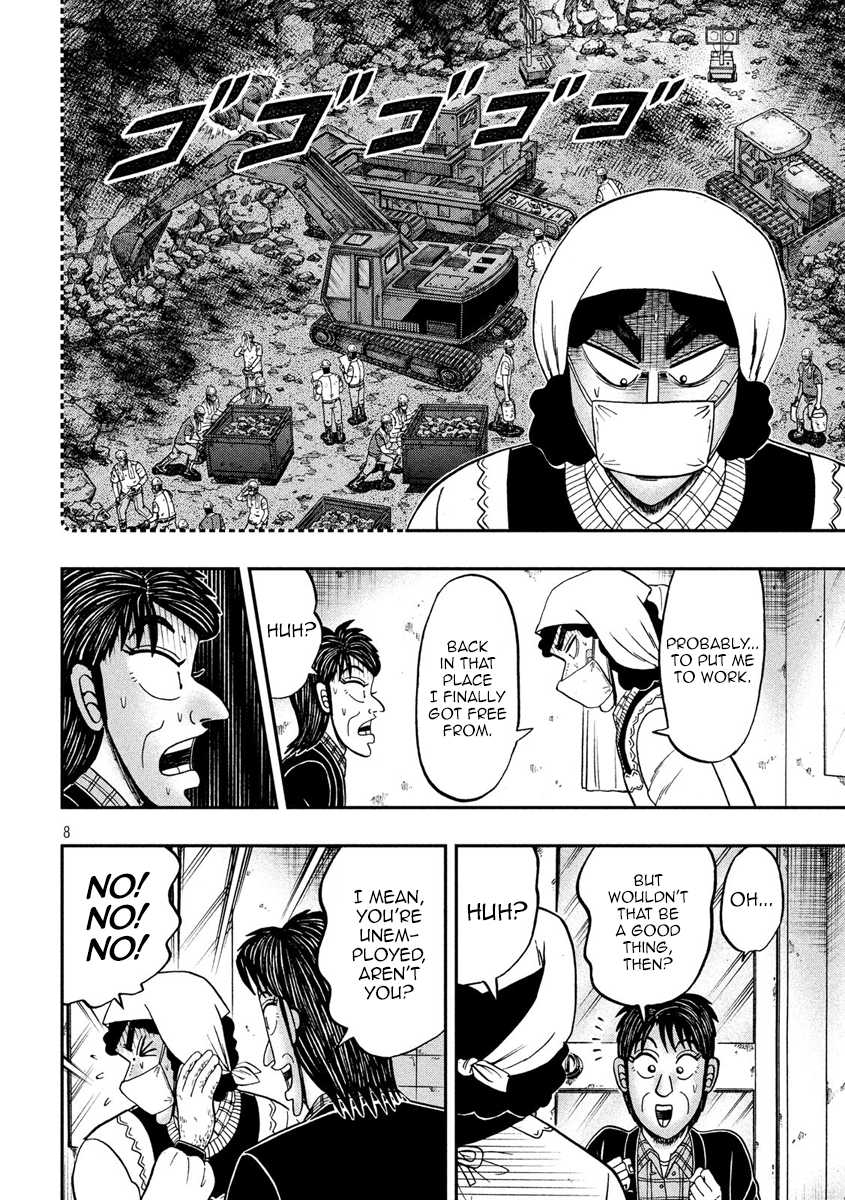 Gambling Outcast Kaiji: The 2.4 Billion Escape Arc - Kaiji Part 6 Chapter 303 page 8 - Chapter 303: Sounding Out