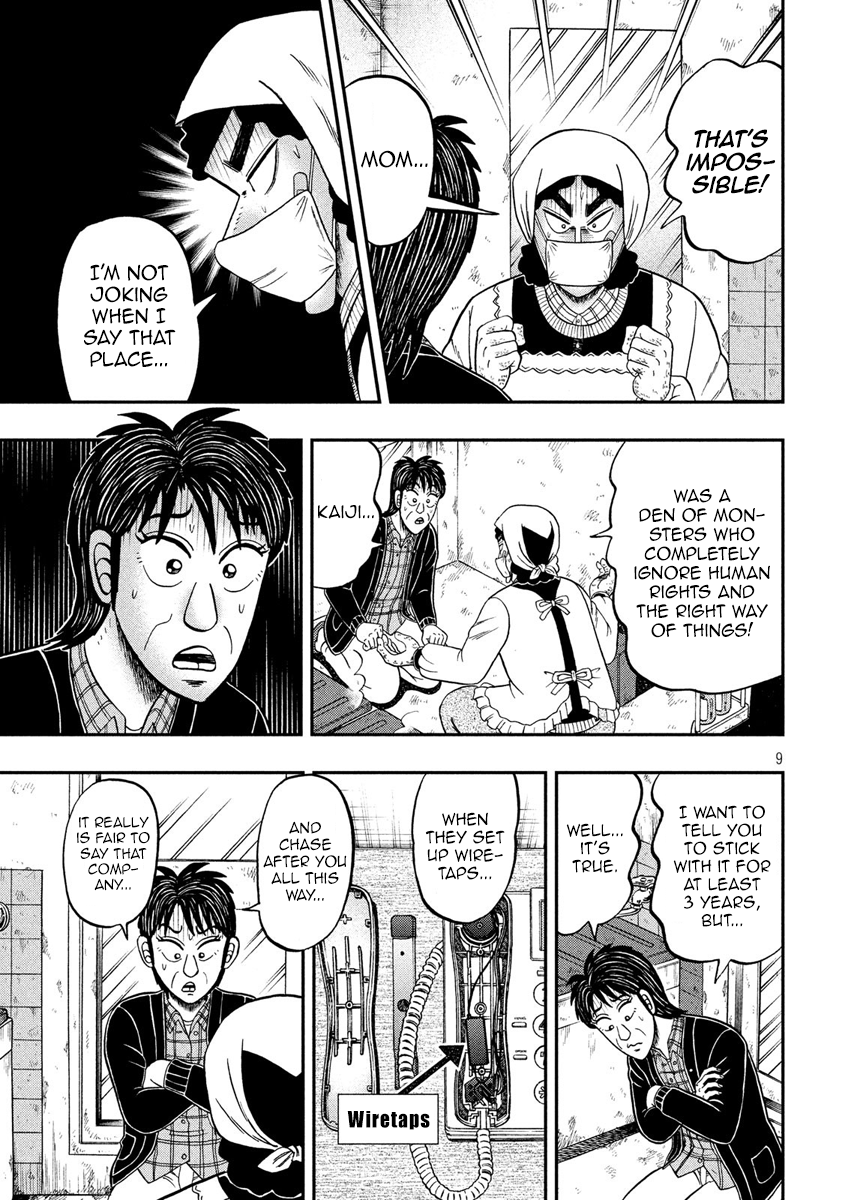 Gambling Outcast Kaiji: The 2.4 Billion Escape Arc - Kaiji Part 6 Chapter 303 page 9 - Chapter 303: Sounding Out