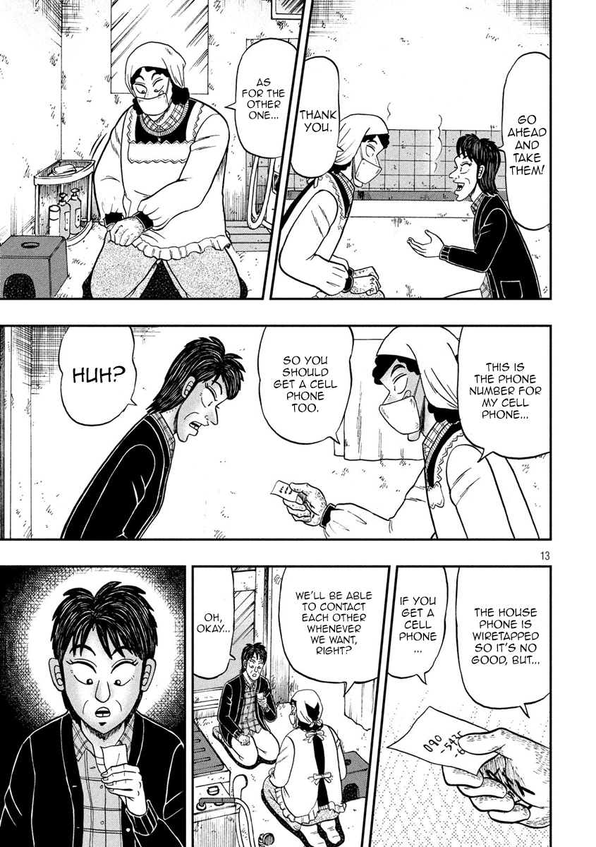 Gambling Outcast Kaiji: The 2.4 Billion Escape Arc - Kaiji Part 6 Chapter 305 page 13 - Chapter 305: United Front