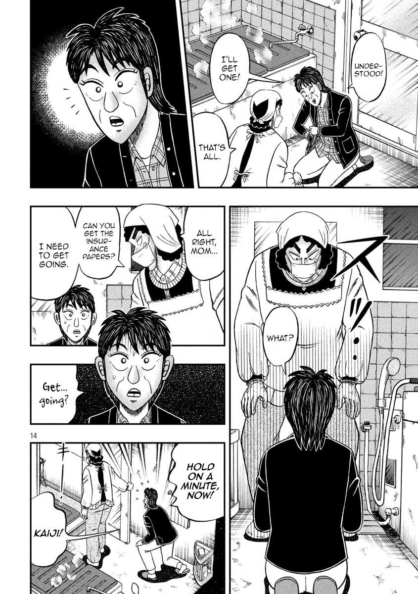 Gambling Outcast Kaiji: The 2.4 Billion Escape Arc - Kaiji Part 6 Chapter 305 page 14 - Chapter 305: United Front