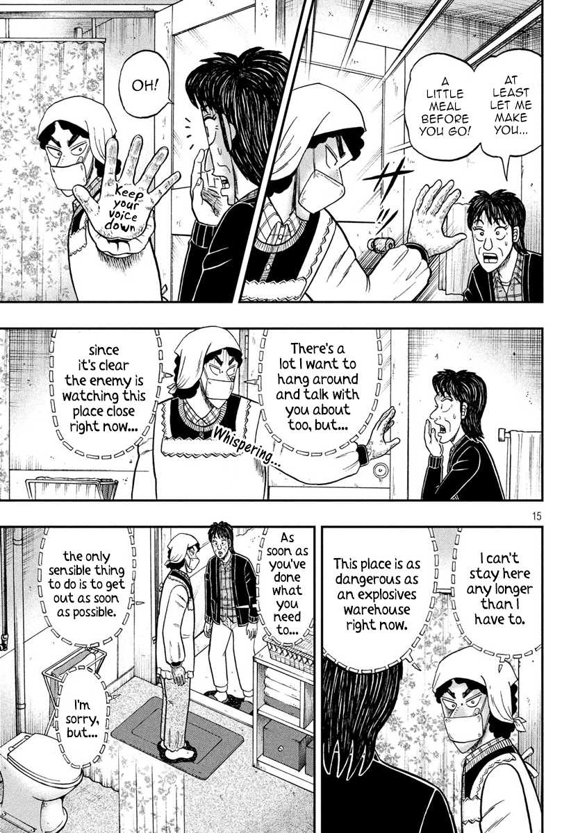 Gambling Outcast Kaiji: The 2.4 Billion Escape Arc - Kaiji Part 6 Chapter 305 page 15 - Chapter 305: United Front